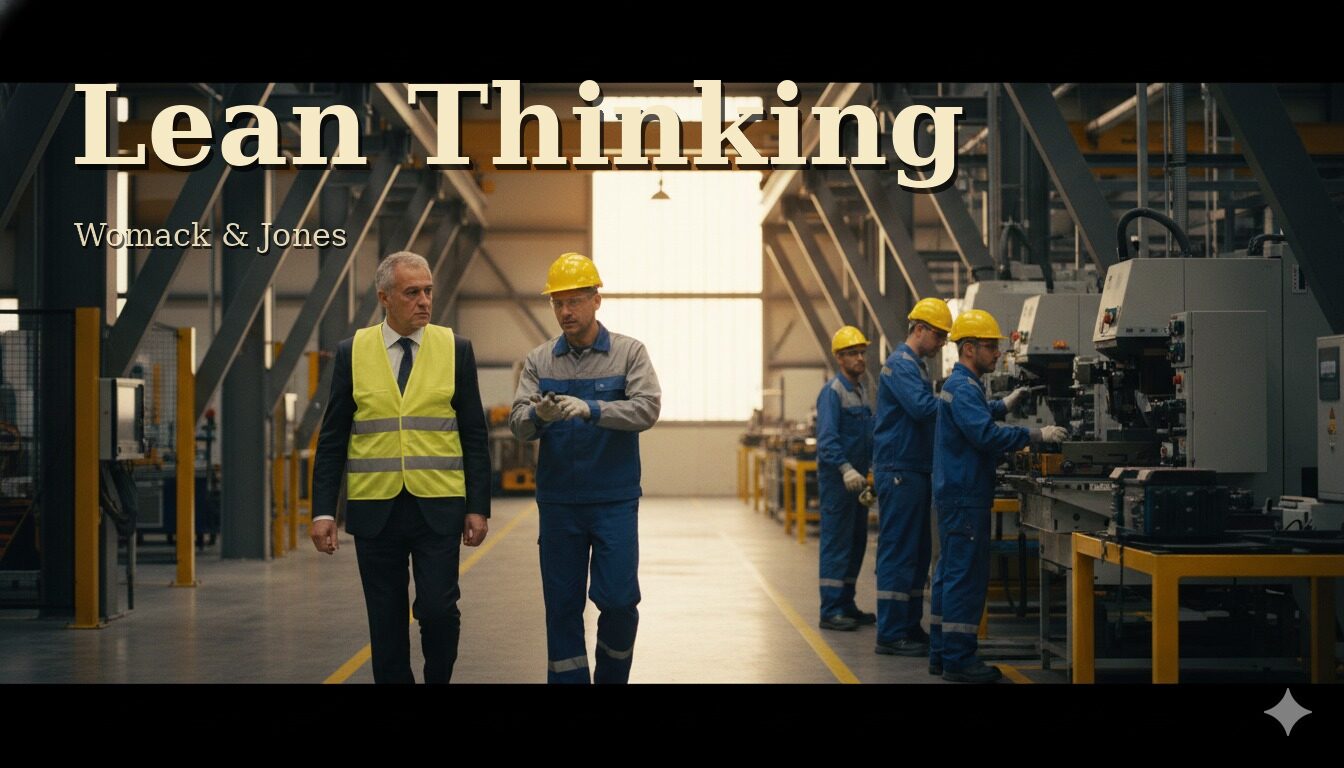 Lean Thinking cover, Womack and Jones