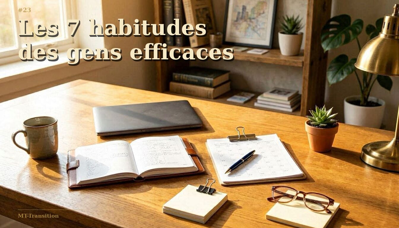 Les 7 habitudes des gens très efficaces — Stephen Covey, appliqué au <a href=