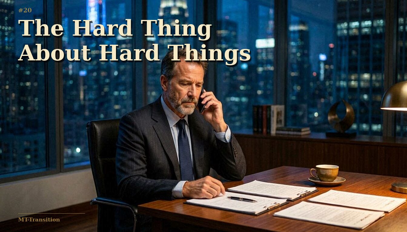 The Hard Thing About Hard Things, Ben Horowitz — cover